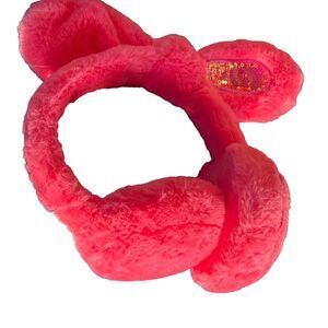 NWT Unica Kids Winter Earmuffs Plush Warm Cute Ear Warmers Pink Bow New